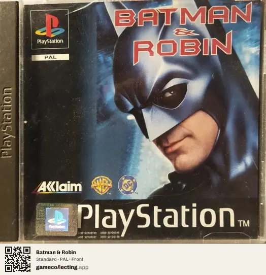 Batman & Robin PlayStation, PAL box front