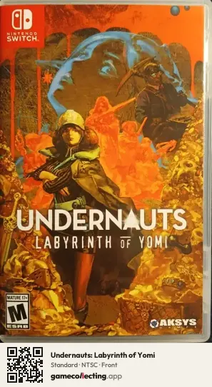 Undernauts: Labyrinth of Yomi Nintendo Switch, NTSC box front