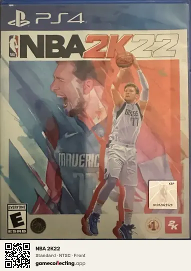 NBA 2K22 PlayStation 4, NTSC box front