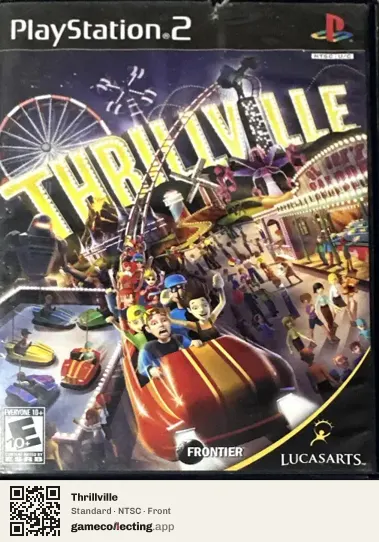 Thrillville PlayStation 2, NTSC box front