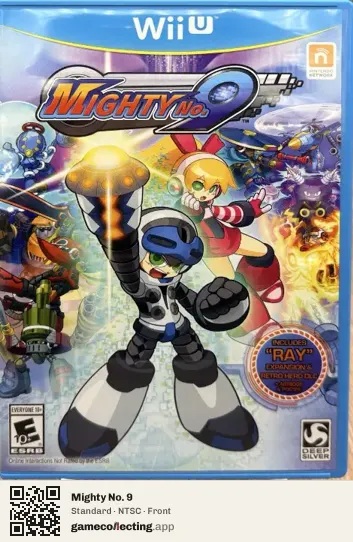Mighty No. 9 Nintendo Wii U, NTSC box front