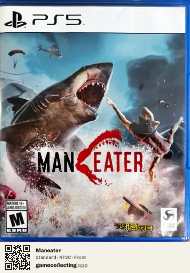 Maneater PlayStation 5, NTSC box front