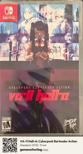 VA-11 Hall-A: Cyberpunk Bartender Action Nintendo Switch, NTSC box front