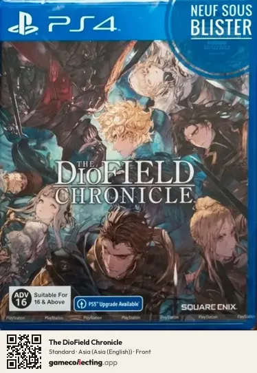 The DioField Chronicle PlayStation 4, Asia (English) box front