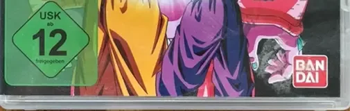 Dragon Ball: Raging Blast 2, the USK square on its front