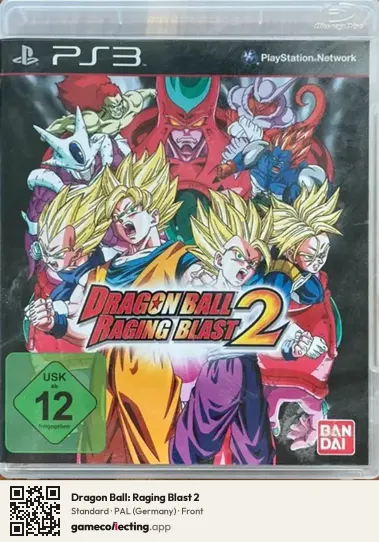 Dragon Ball: Raging Blast 2 PlayStation 3, Germany box front