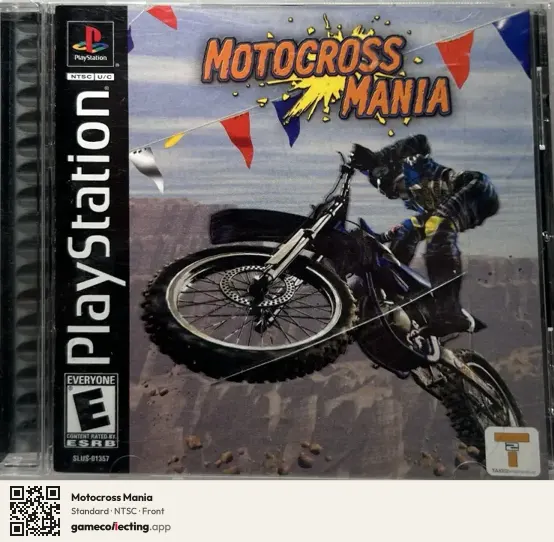Motocross Mania PlayStation, NTSC box front