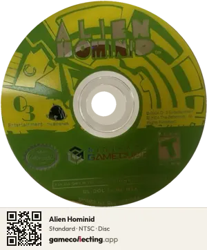 Alien Hominid Nintendo GameCube, NTSC disc