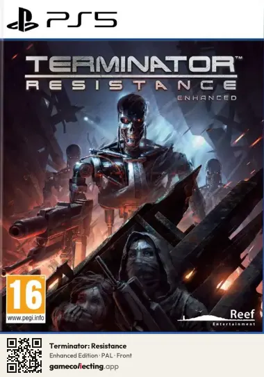 Terminator: Resistance PlayStation 5, PAL box front