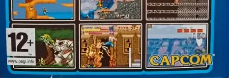 Capcom Classics Collection, the PEGI square on its front