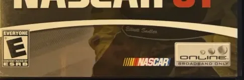 NASCAR 07, the ESRB box on its front