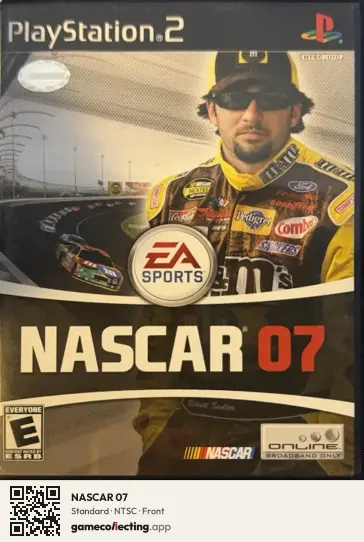 NASCAR 07 PlayStation 2, NTSC box front
