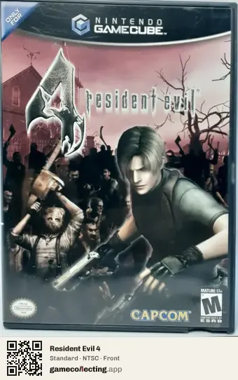 Resident Evil 4 Nintendo GameCube, NTSC box front