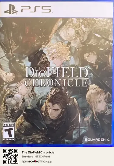 The DioField Chronicle PlayStation 5, NTSC box front