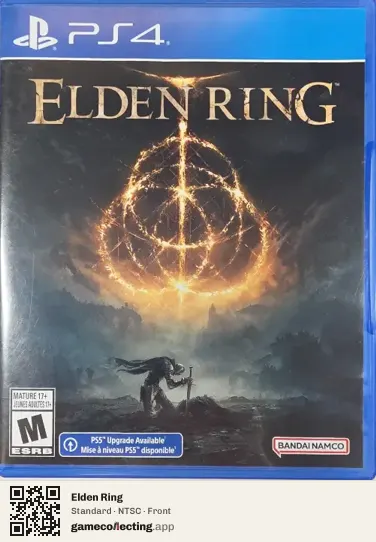 Elden Ring PlayStation 4, NTSC box front