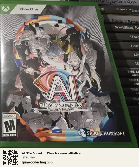 AI: The Somnium Files: Nirvana Initiative Xbox One, NTSC box front
