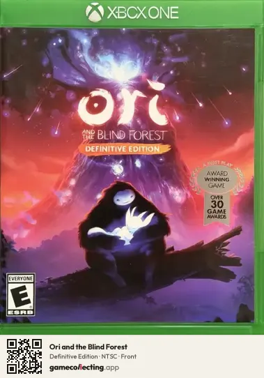 Ori and the Blind Forest Xbox One, NTSC box front