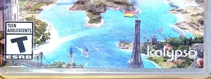 Tropico 6, the ESRB box on its front