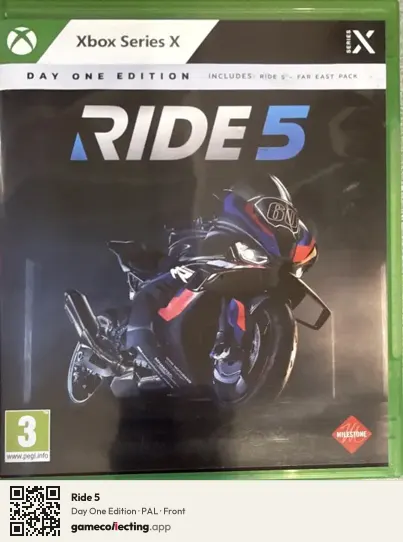 Ride 5 Xbox Series X, PAL box front