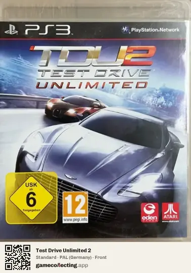 Test Drive Unlimited 2 PlayStation 3, Germany box front