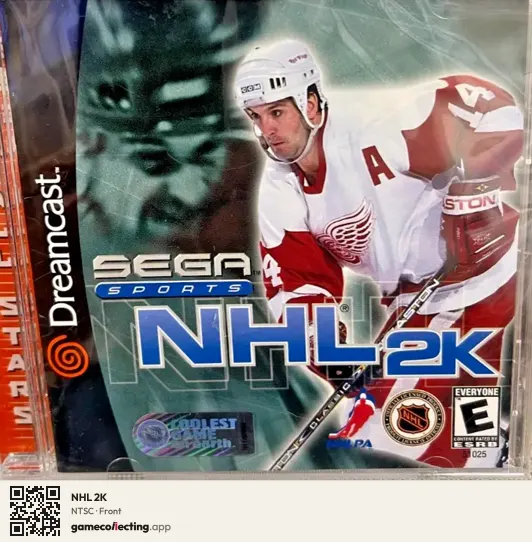 NHL 2K Sega Dreamcast, NTSC box front