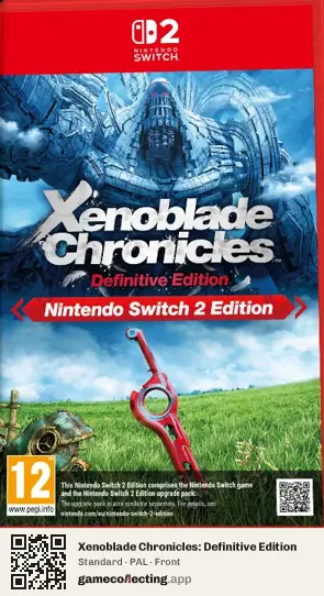 Xenoblade Chronicles: Definitive Edition Nintendo Switch 2, PAL box front