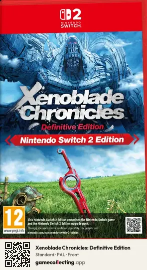 Xenoblade Chronicles: Definitive Edition Nintendo Switch 2, PAL box front