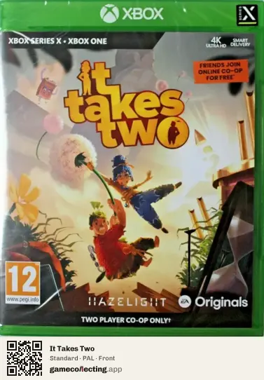 It Takes Two Xbox Series X, PAL box front