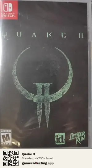 Quake II Nintendo Switch, NTSC box front