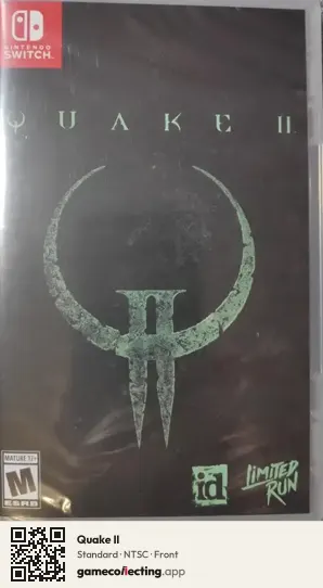 Quake II Nintendo Switch, NTSC box front