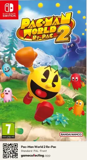Pac-Man World 2 Re-Pac Nintendo Switch, PAL box front