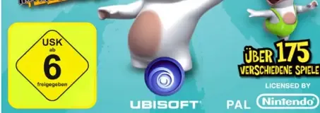 Raving Rabbids Party Collection, the USK square on its front