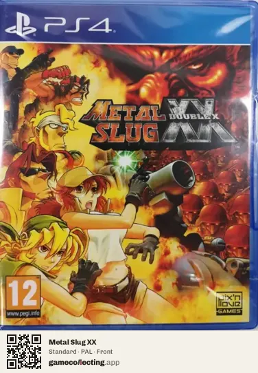 Metal Slug XX PlayStation 4, PAL box front