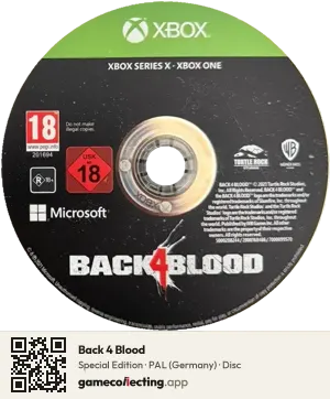 Back 4 Blood Xbox Series X, PAL disc