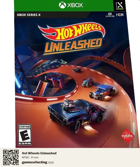 Hot Wheels Unleashed Xbox Series X, NTSC box front