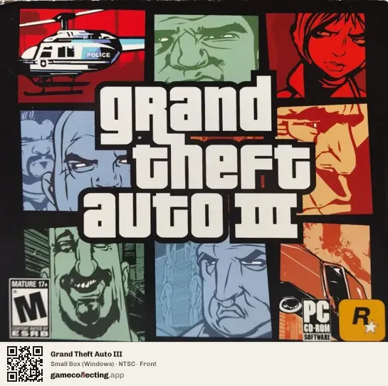 Grand Theft Auto III Computer, NTSC box front