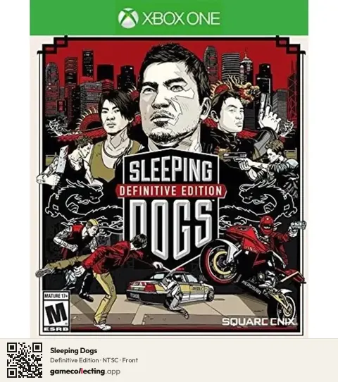 Sleeping Dogs Xbox One, NTSC box front