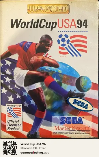 World Cup USA 94 Sega Master System, PAL box front