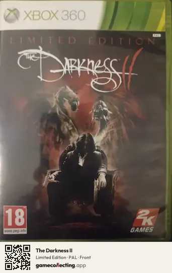 The Darkness II Xbox 360, PAL box front
