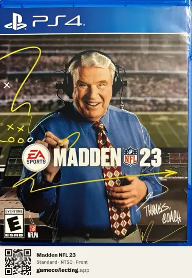 Madden NFL 23 PlayStation 4, NTSC box front