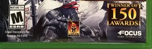 Divinity: Original Sin, the ESRB box on its front