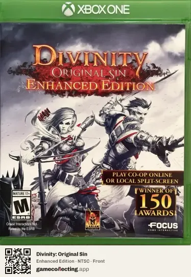 Divinity: Original Sin Xbox One, NTSC box front