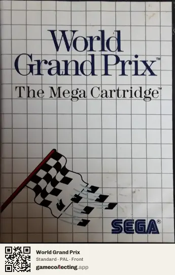 World Grand Prix Sega Master System, PAL box front