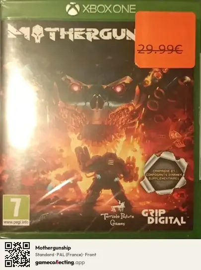 Mothergunship Xbox One, France box front