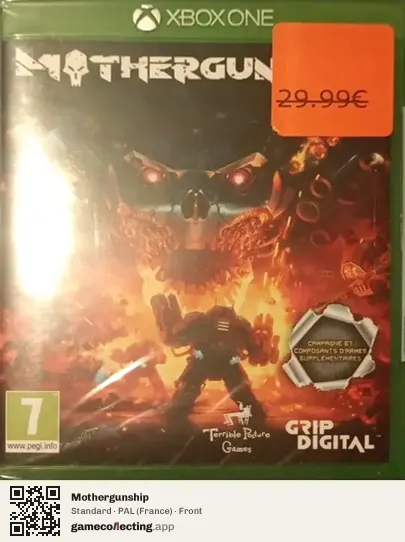 Mothergunship Xbox One, France box front