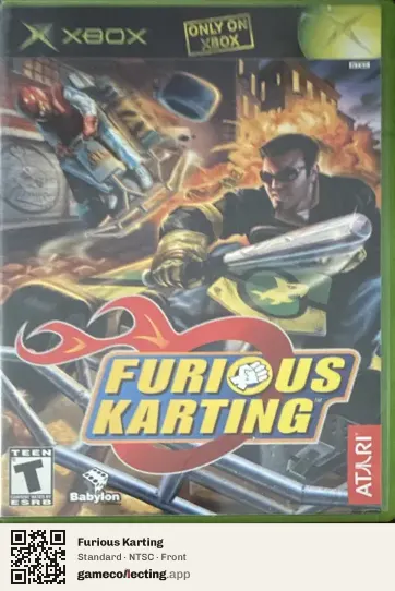Furious Karting Xbox, NTSC box front