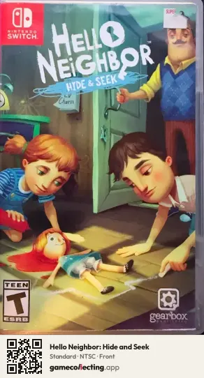 Hello Neighbor: Hide and Seek Nintendo Switch, NTSC box front
