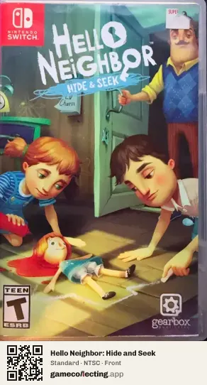 Hello Neighbor: Hide and Seek Nintendo Switch, NTSC box front