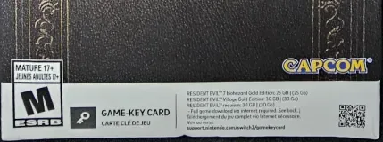 Resident Evil Generation Pack, the ESRB box on its front