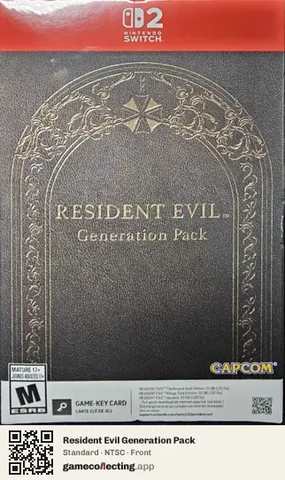 Resident Evil Generation Pack Nintendo Switch 2, NTSC box front